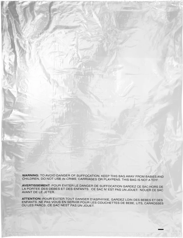 18 x 24 1.5 Mil Auto Bags with Suffocation Warning 18 x 24 1.5 Mil Pre-Opened Bags On Roll For Automated Bagging