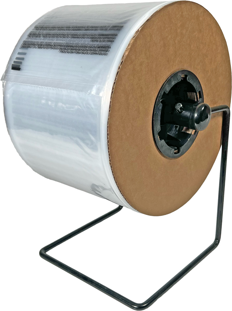 6 x 9 1.5 Mil Pre-Opened Bags On Roll For Automated Bagging  on Dispenser