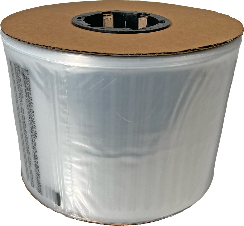 Side of 6 x 9 1.5 Mil Pre-Opened Bags On Roll For Automated Bagging