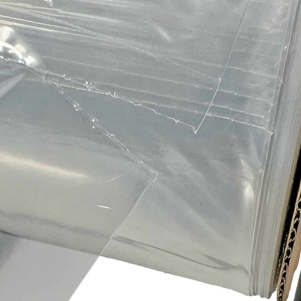 Perforation of 6 x 9 1.5 Mil Pre-Opened Bags On Roll For Automated Bagging