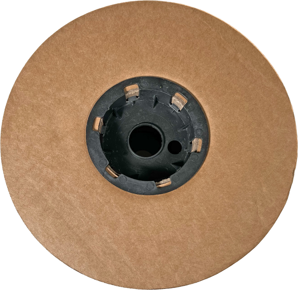 Side of 6 x 9 1.5 Mil Pre-Opened Bags On Roll For Automated Bagging with Plug