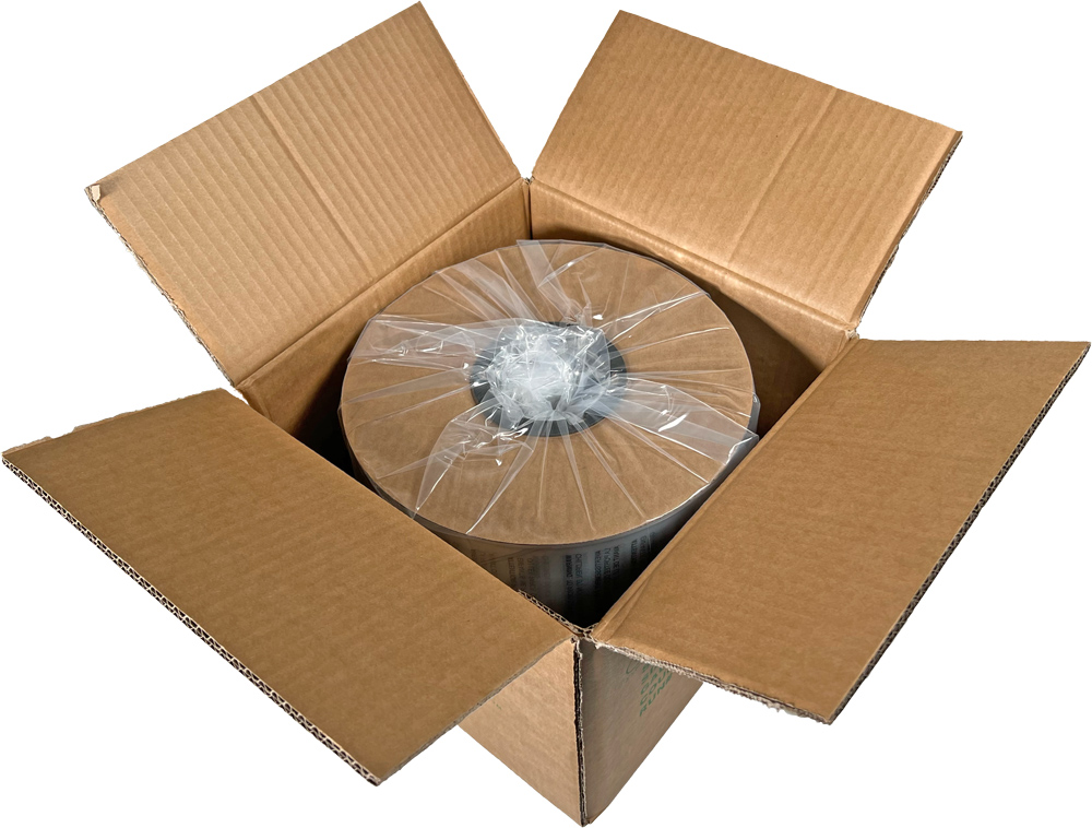 Case of 9 x 12 1.5 Mil Pre-Opened Bags On Roll For Automated Bagging