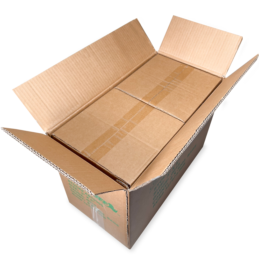 Mastercase of 3 x 5 1.5 Mil Pre-Opened Bags On Roll For Automated Bagging