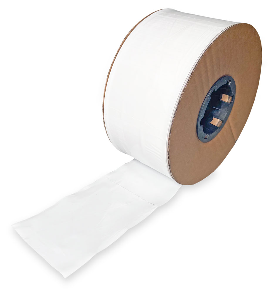 4 x 6 White Front Pre Opened Bags 2 Mil Machine Automated Bags