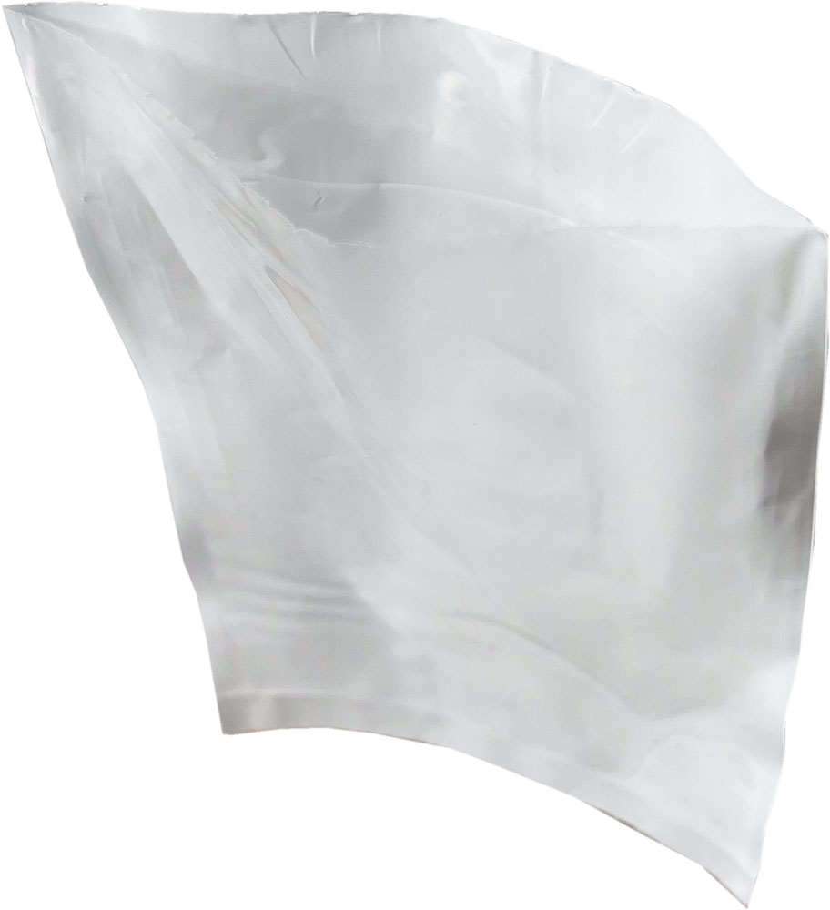 Open Top of 4 x 6 White Front Pre Opened Bags 2 Mil Machine Automated Bags