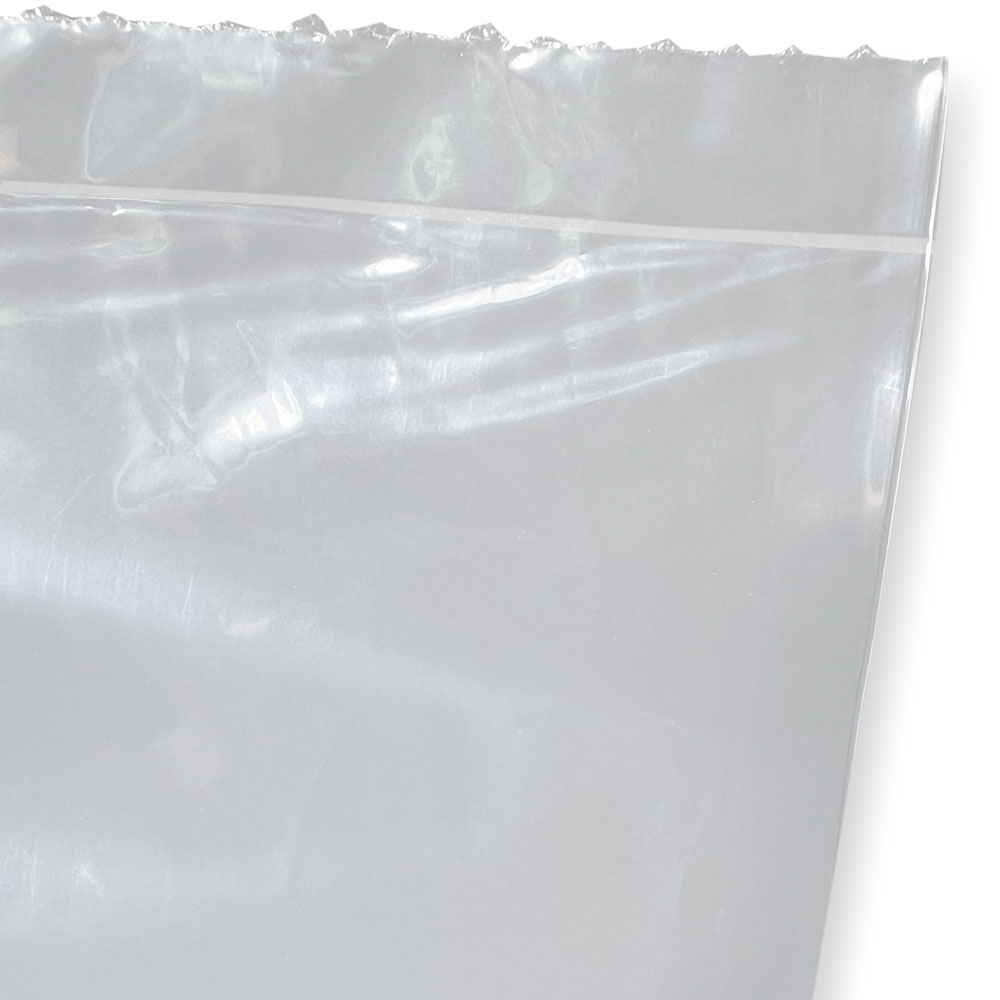 Bottom Seal of 4 x 5 1.5 Mil  Pre-Opened Bags On Roll For Automated Bagging