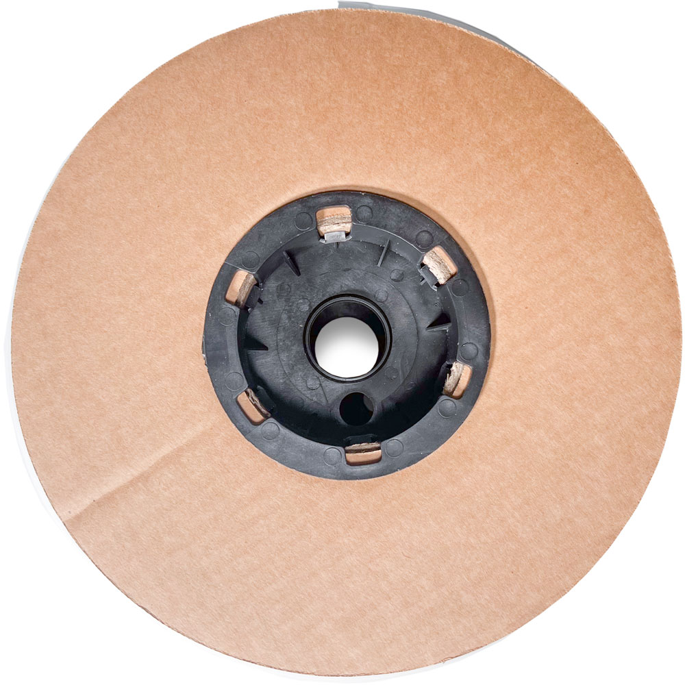 Core with a Plug on a 4 x 5 1.5 Mil  Pre-Opened Bags On Roll For Automated Bagging