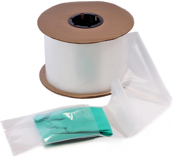 9 x 12.5 2 Mil Pre-Opened Bags On Roll For Automated Bagging