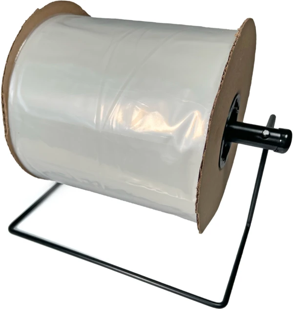 9 x 12.5 3 Mil Auto Bags on Roll on Dispenser 9 x 12.5 3 Mil Pre-Opened Bags On Roll For Automated Bagging on Dispenser