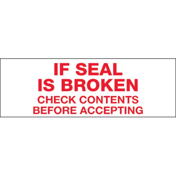 If Seal Is Broken Carton Sealing Tape