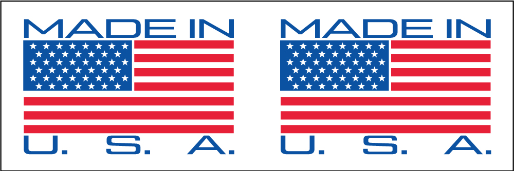 2 x 110 yds 2.2 Mil Printed Carton Sealing Tape Made in USA