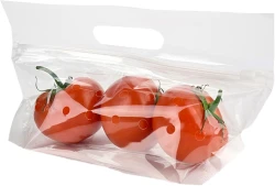 10.75" x 6" x 4" Slide Seal Vented Produce Pouch 1 lb.