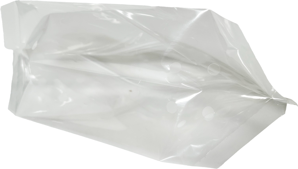 10.75 x 6.125+4 Vented Produce Bags Bottom Gusset
