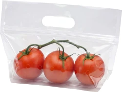 10.75" x 6" +4" Zip Vented Produce Pouch