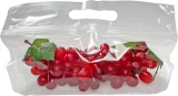 Vented Plastic Produce Bags 10.75x6.125+4 with Grapes