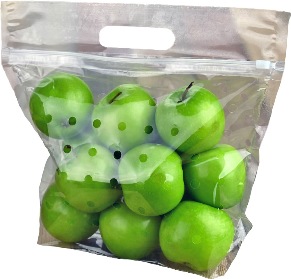 11x10x4 Slide Seal Vented Produce Pouch 3 lb.