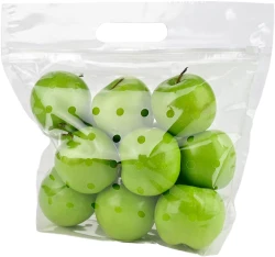 11" x 10" x 4" Slide Seal Vented Produce Pouch 3 lb.