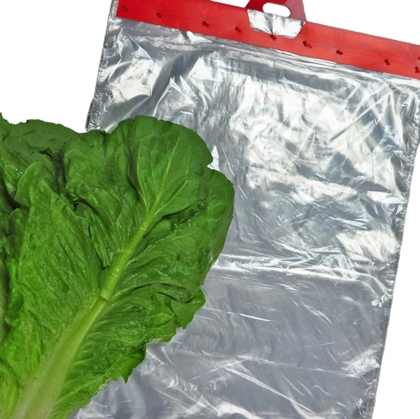 12 x 17 + 2" Produce Bags on Plastic Header 12 x 17 + 2" Produce Bags on Plastic Header