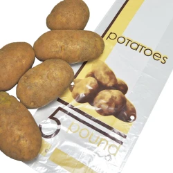 6" x 3.5" x 16.5" Printed 5lb Potato Bag