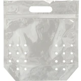 Physical 9.5 x 10 + 4 Vented Poly Produce Bag