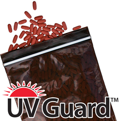 Amber UV Protection Reclosable Bags