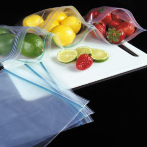 8 x 7 2.7Mil 1-Quart Size SliderGrip Zipper Bags