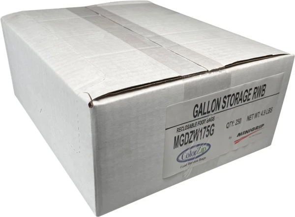 1 Gallon Reclosable Poly Food Storage Bags in Sealed Case 1 Gallon Reclosable Poly Food Storage Bags in Sealed Case
