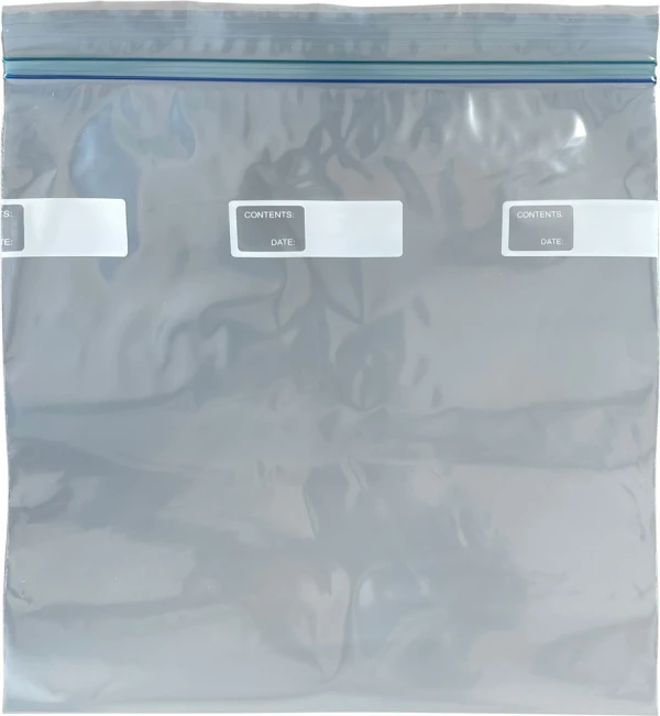 1 Gallon Reclosable Poly Food Storage Freezer Bags
