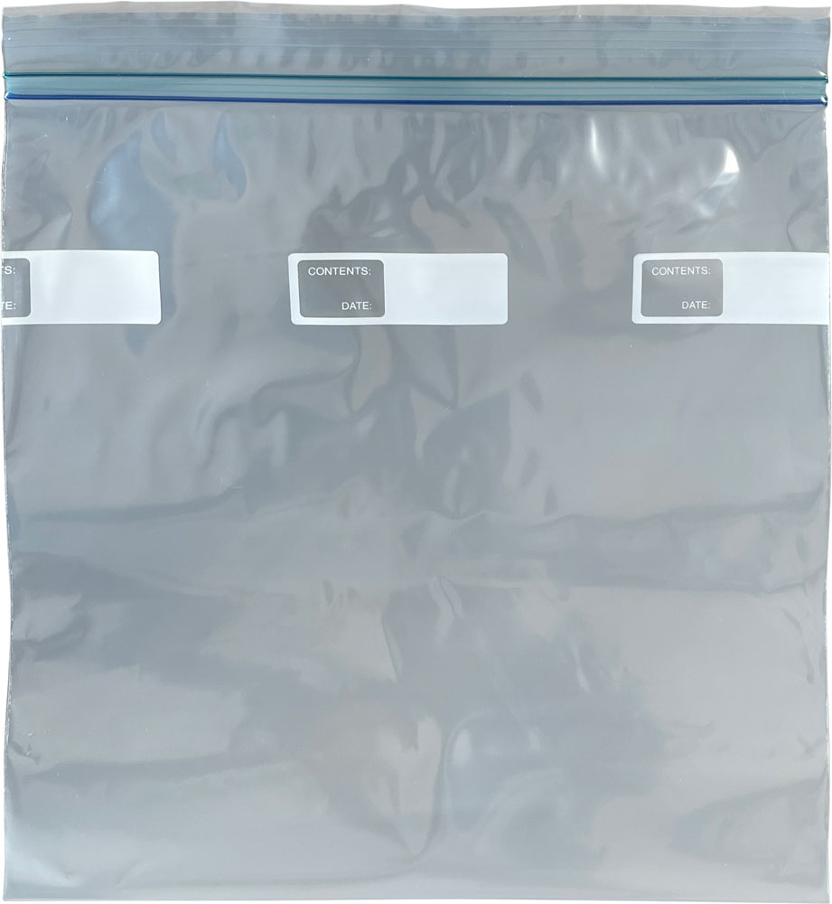 1 Gallon Reclosable Poly Food Storage Freezer Bags