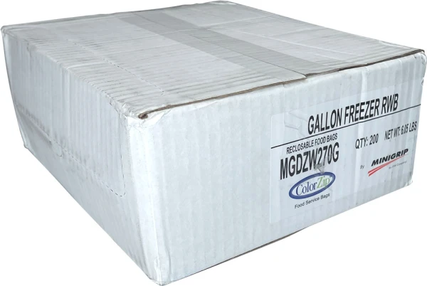 Sealed Case of 1 Quart Reclosable Poly Food Storage Bags Sealed Case of 1 Quart Reclosable Poly Food Storage Bags