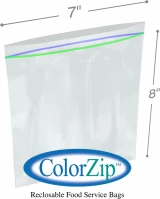 1 Quart Ziplock Reclosable Food Storage Bags