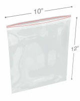 10x12 6Mil Minigrip Reclosable Plastic Bags