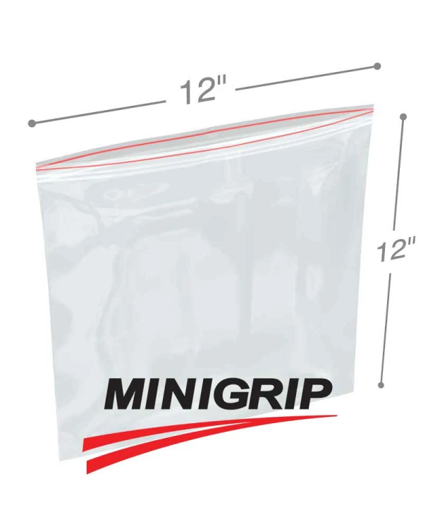 12x12 2Mil Minigrip Reclosable Plastic Bags 12x12 2Mil Minigrip Reclosable Plastic Bags