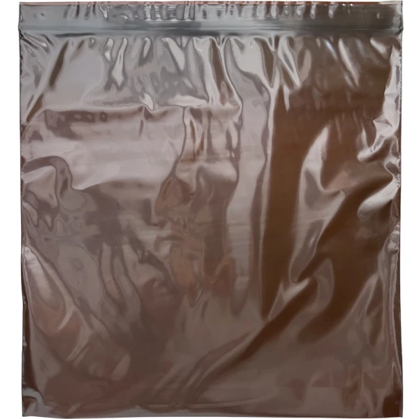 12 x 12 3 Mil Minigrip Reclosable Amber UV Protective Bag Back Back of 12 x 12 3 Mil Minigrip Reclosable Amber UV Protective Bag
