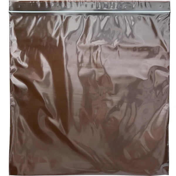12 x 12 3 Mil Minigrip Reclosable Amber UV Protective Bag Front Front of 12 x 12 3 Mil Minigrip Reclosable Amber UV Protective Bag