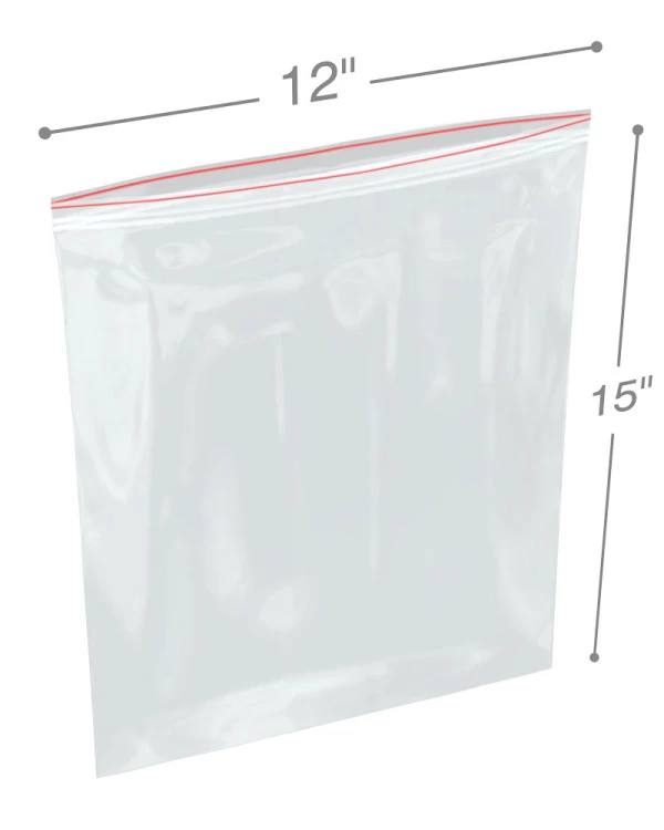 12x15 6Mil Minigrip Reclosable Plastic Bags