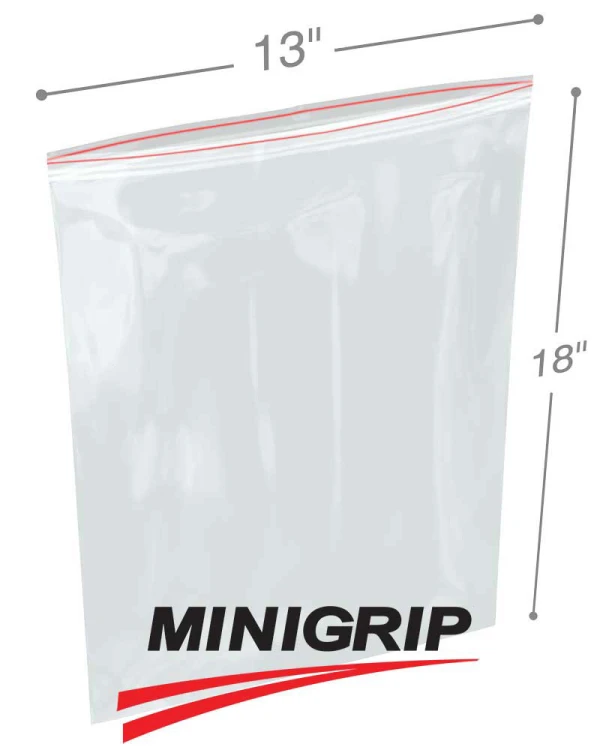 13x18 2Mil Minigrip Reclosable Plastic Bags 13x18 2Mil Minigrip Reclosable Plastic Bags