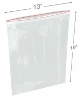 13x18 6Mil Minigrip Reclosable Plastic Bags