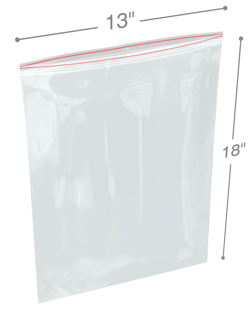 6 Pack Extra Large Storage Bags Strong Clear Resealable Zipper Food Tr —  AllTopBargains