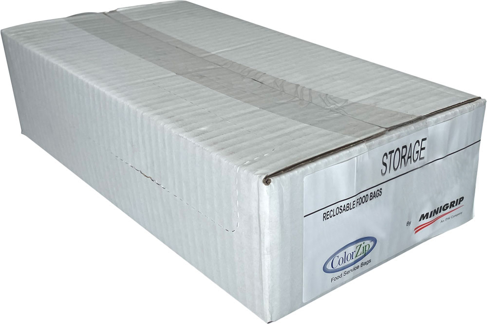 2 Gallon Jumbo Reclosable Poly Food Storage Bags in Sealed Case