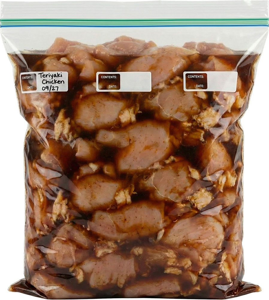 Double Zip Closure 2 Gallon Food Storage Bags by MiniGrip ColorZip