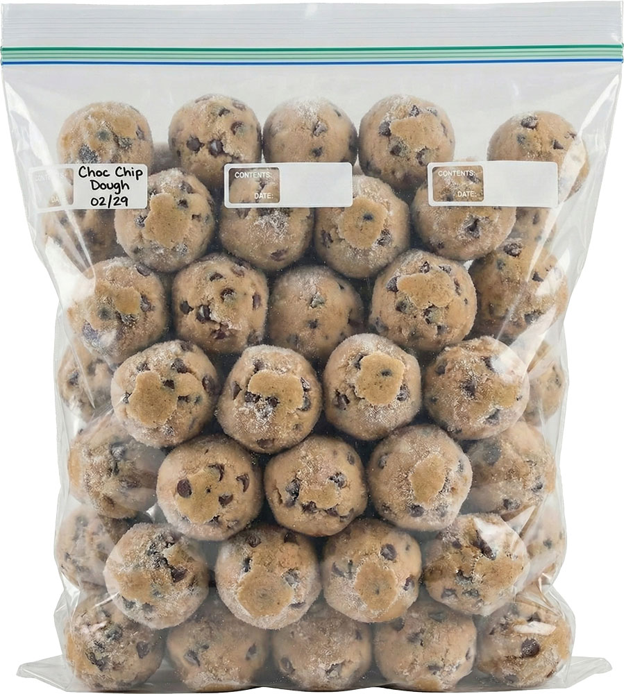 Two Gallon Jumbo Reclosable Poly Food Storage Freezer Bags by MiniGrip ColorZip