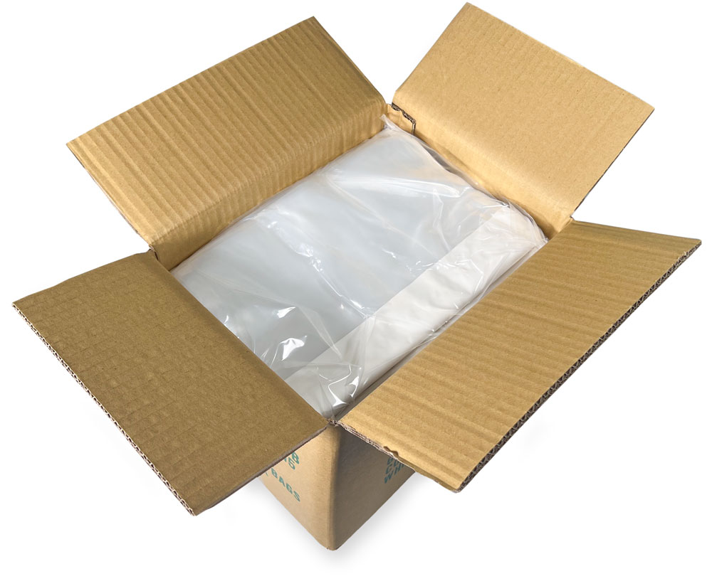 Case of 12 x 15 Clearzip Locking Top Bags with White Block 2 Mil