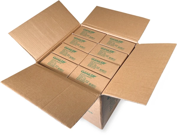 2 Mil 3 x 5 White Block Clearzip Lock Top Bags Master case Master Case of 3 x 5 Clearzip Locking Top Bags with White Block 2 Mil