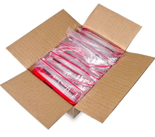 2x2 2Mil Minigrip Reclosable Plastic Bags Case Case of 2 x 2 2 Mil Resealable Poly Bags