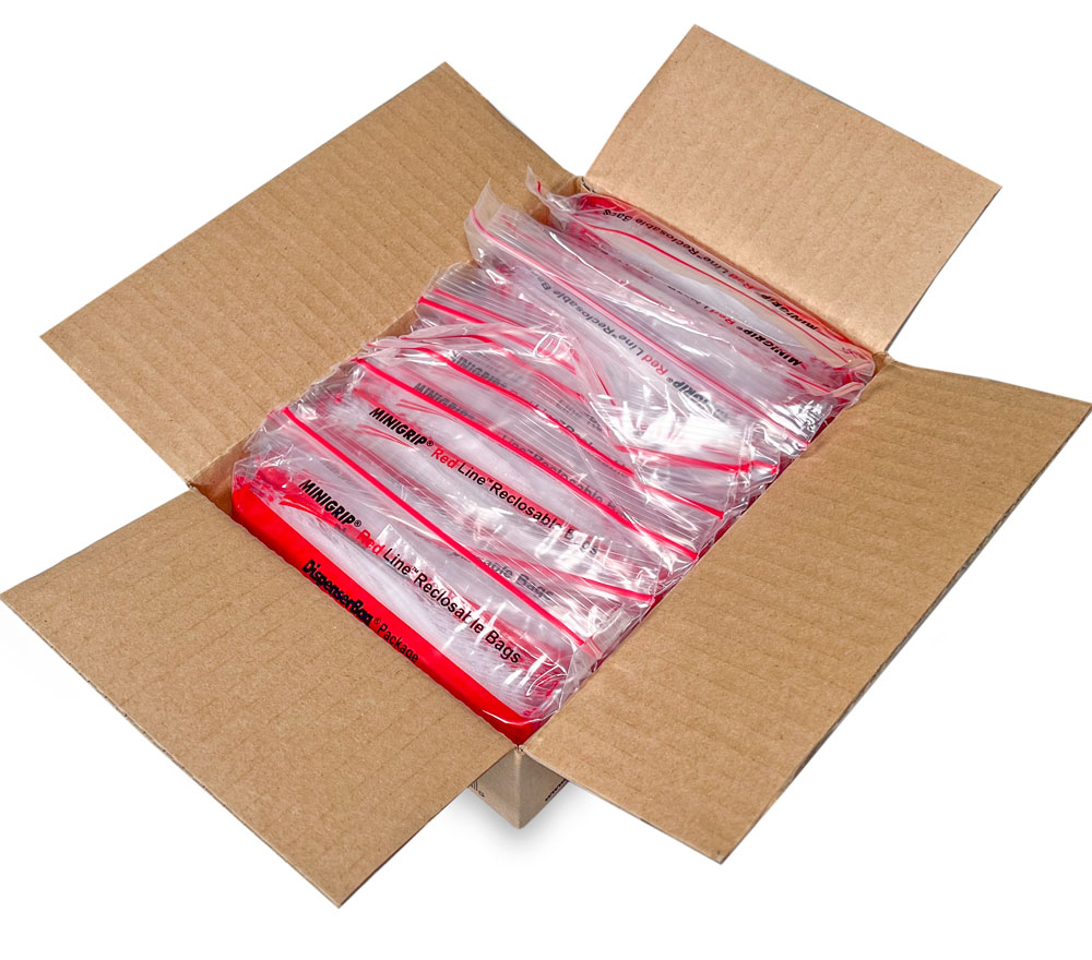 Case of 2 x 2 2 Mil Resealable Poly Bags
