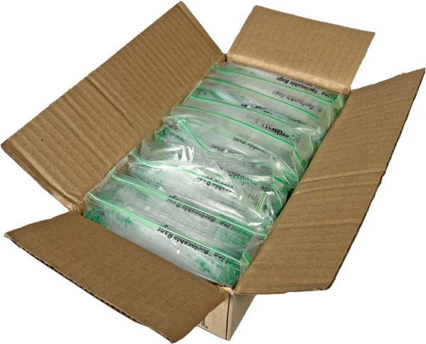 2 x 3 2 Mil Minigrip Greenline Biodegradable Reclosable Bags Case 2 x 3 .002 Minigrip Biodegradable Reclosable Case