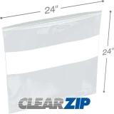 24 x 24 2 mil ClearZip Whiteblock