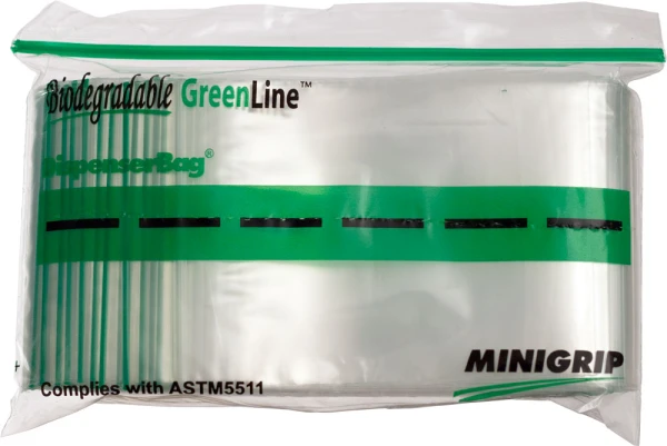 3 x 4 .002 Minigrip Biodegradable Reclosable Dispenser Pack