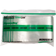 3 x 4 Biodegradable Reclosable 2 Mil Zipper Bags Dispenser Pack